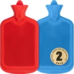 Steadmax 2PK Hot Water Bottles 2L Rubber Pain Relief Heating Pad Red Blue. Fixed Price $20.77.