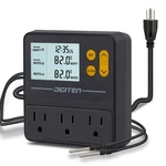Reptile Thermostat, 3-OUTLET Timer Temp Controller For Grow Tent/incubator. Fixed Price $71.31.