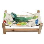 Dnoifne Reptile Hammock Swing Hanging Bed, Wooden Lizard Summer .... Fixed Price $31.67.