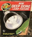 Zoo Med Mini Deep Dome Terrarium Lamp Fixture Pet Reptile Tank Light LF-18 New. Fixed Price $19.99.