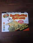 Zoo Med Repti Basking Spot Lamp 125 Watt Bulb Value Pack. Fixed Price $20.00.