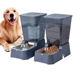 Meikuler Pets Auto Feeder 5.2L,FOOD And Water Dispenser Set For Medium.... Fixed Price $62.78.