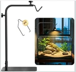 Reptile Heat Lamp Stand Adjustable 18"-32": Light Holder Fixture With Heavy Base. Fixed Price $32.99.