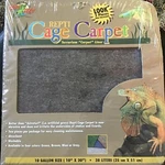 Zoo Med Repti-cage Carpet Terrarium Brown Liner 10 Gal- X 20 (2 Pieces!). Fixed Price $15.00.
