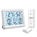 Keekit Indoor Outdoor Thermometer, Digital Hygrometer Gauge With 3 Wire.... Fixed Price $38.46.