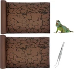 2 Pcs Reptile Carpet Sand Mat Terrarium Liner Lizard Bedding Substrate. Fixed Price $22.99.