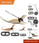 Leather Reptile Harness And Leash Set For Small Pets Amphibians Lizards. Fixed Price $18.04.
