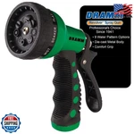 Dramm Revolver Heavy Duty Metal Garden Hose Nozzle 9 Spray Patterns, High Pres. Fixed Price $28.99.