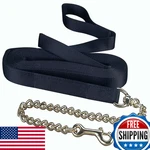 Hamilton Single Thick Nylon Horse Longe Line 24 Chain And Swivel Bolt Snap 26. Fixed Price $65.46.