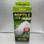 Exo Reptile Uvb 100 - Bulb 26W For Tropical Terrarium New In Box. Fixed Price $11.98.