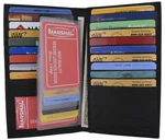 Long Genuine Leather 19 Slots Credit Card Holder With Hide Money Tall Wallet. Fixed Price $10.99.