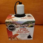 Thrive 5.5" Deep Dome Lamp Reptile Heat Light Basking 6 Ft Cord Ceramic Socket. Fixed Price $20.00.