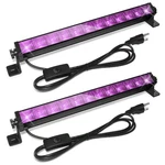 Upgraded 2 Pack 40W Led Bar,blacklight With PLUG+SWITCH+6.5FT Cord,b. Fixed Price $31.23.