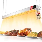 48 Inch Food Lamp Strip - Commercial Heating Warmer, 1400W Hanging Sta. Fixed Price $215.99.