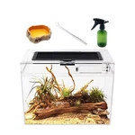 Reptile Growth Mini TERRARIUM12" 7"X 9" Tank With Full View.... Fixed Price $43.64.
