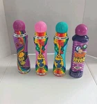 (4) & Dabbin Fever Bingo Marker Dauber Purple Pink Aqua Used. Fixed Price $19.00.