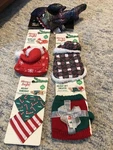4 Merry Bright Bearded Dragon Christmas Apparel + Thrills Chills Shark Nwt. Fixed Price $29.99.