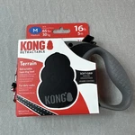 Kong Terrain Medium 16FT Black Retractable Dog Leash With Soft Grip Handle New. Fixed Price $27.89.