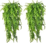 Pinvnby Reptile Plants Hanging Fake Vines Boston Climbing 2 Pcs, Green. Fixed Price $14.76.