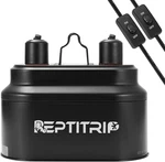 Dual Light With Switches, Heat Lamp Fixture, Reptiles Te. Fixed Price $48.99.