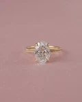Oval Cut Moissanite Wedding Ring Hide Halo Channel Set Pave Engagement Her. Fixed Price $160.88.