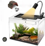 Azv Reptile Terrarium Tank 15.6" 8"X 10" Amphibian Starter Kit #L037. Fixed Price $32.00.