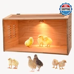 Chick Box With Heater, Poultry Brooder, Adjustable Temperature. Fixed Price $83.57.