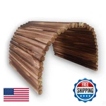 Kathson Wooden Rabbit Hideout With Tunnel,extra Large Bunny Bridge Guinea Pig. Fixed Price $41.34.