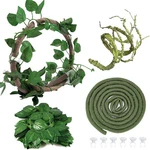 Hamiledyi Lizard Climbing Jungle Vines 9.8FT Bearded Dragon Tank Accessories .... Fixed Price $19.98.