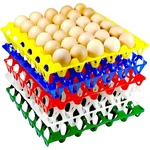 10-PACK Reusable Plastic Tray Crates 30-EGG Flats For Home Chicken Fa.... Fixed Price $36.97.