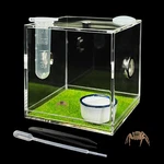 Gkponsx Acrylic Jumping Spider Enclosure, Terrarium Accessories With Bowl. Fixed Price $15.04.