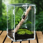 Acrylic Jumping Spider Enclosure,reptile Enclosure,bug Habitat, For Small Tre.... Fixed Price $15.76.