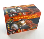 Terrarium Zoo Med Desert Reptile Dual Heat & Lighting Kit Nib Item # LF-31. Fixed Price $14.95.