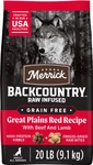 Merrick Backcountry Raw Infused Great Plains Red Recipe Adult Dog Food, 20 Lb. Fixed Price $63.75.