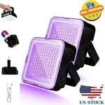 2 Pack Rechargeable Black Light, 60W 5000 Mah Dimmable Uv 100 Led. Fixed Price $55.99.