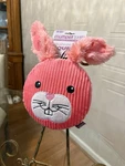 Multipet Sub-woofers Dog Toy Assorted, 11 Bunny Face Clinker & Squeaker. Fixed Price $14.99.