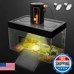 Clioran Turtle Basking Platform With LIGHT,9.8*6.2*6.2INCH Small Land Elevated. Fixed Price $71.94.