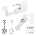 Qwalit Belly Button Piercing Gun Kit Navel A1-ROUND Cz-silver. Fixed Price $14.49.