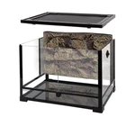 Zoo 34 Gallon Large Reptile Glass Terrarium Tank With Foam Backgrounds,.... Fixed Price $222.79.