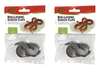 Zilla Fresh Air Non-locking Screen Clips, (2 Pack Small) Clear. Fixed Price $22.99.