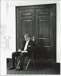 1987 Press Photo House Page Tom Fischer Guards Door During Session Juneau, Ak. Fixed Price $24.99.