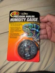 Zoo Med Laboratories Precision Analog Humidity Gauge 1 Pk ( Black). Fixed Price $8.00.