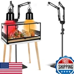 Juttilax Dual Reptile Heat Lamp Stand, Adjustable Light (15.7-74.3. Fixed Price $65.06.