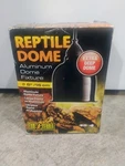 Exo Terra Reptile Light Dome 6" Aluminum Deep Fixture PT2348 Heat Lamp Basking. Fixed Price $19.99.