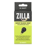 Zilla Night Time Black Light Incandescent Heat Bulb 50 Watts. Fixed Price $7.99.