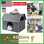 Warm Feral Cat Shelter With Removable Mat - Extra Large House 20.5". Fixed Price $71.99.