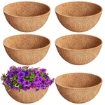 Riare 6 Pack 12 Inch Round Liners Replacement, 100% Natural Coconut Coir.... Fixed Price $27.68.