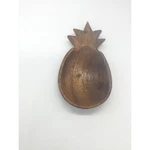 Wood Pineapple Trinket Dish Tropical Beach Florida Island Mcm 60S Rustic Small. Fixed Price $12.00.