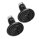 Simple Deluxe 75W Ceramic Heat Emitter 2-PACK, Reptile *2, BLACK/2-PACK. Fixed Price $18.69.