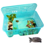 Kathson Turtle Tank Aquarium, Habitat Reptile Plastic Terrarium Safe Dura. Fixed Price $36.12.